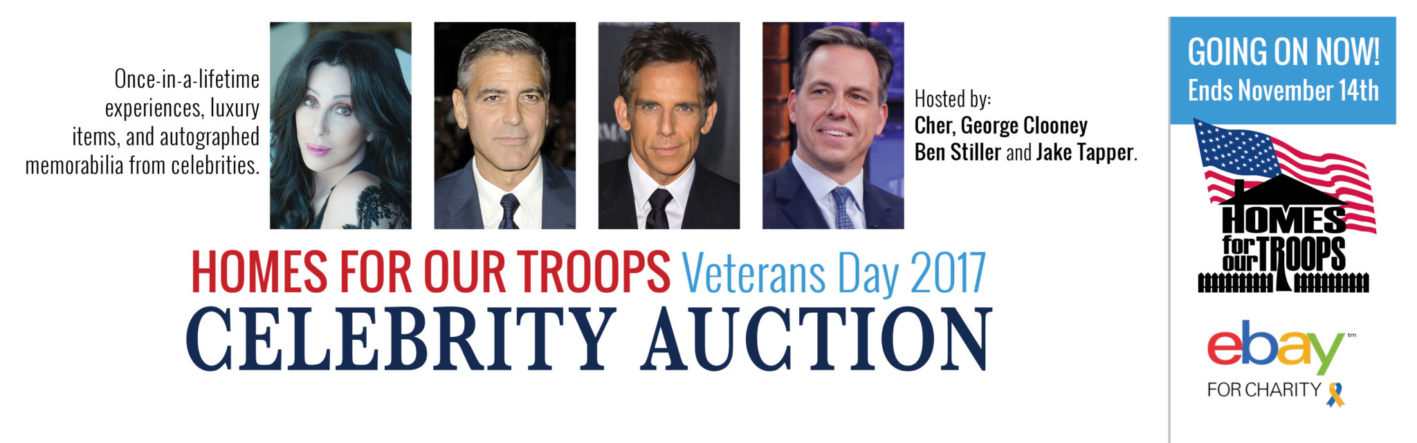 Homes For Our Troops Celebrity Veterans Day Auction