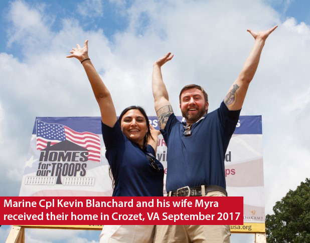 Thank You, Homes For Our Troops - Honor Home Program