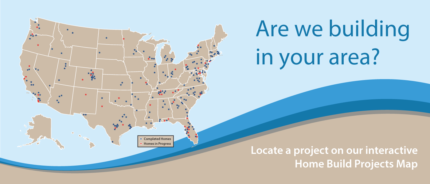 Homes For Our Troops Build Location Map