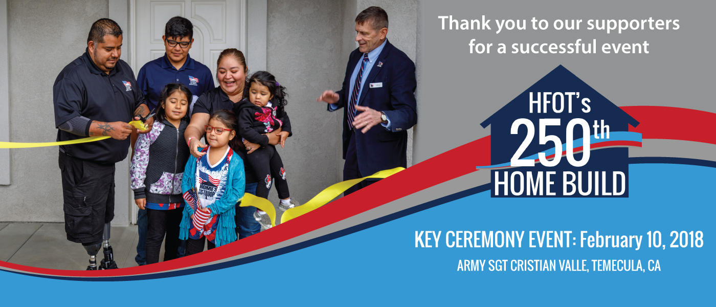 HFOT 250th Home Build!