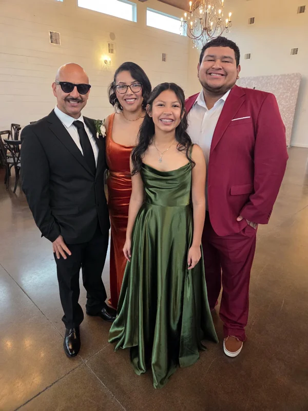 HFOT home recipient Army SFC Henry Escobedo with his family.